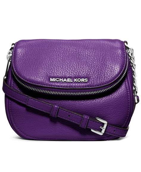 michael kors purple crossbody bag.